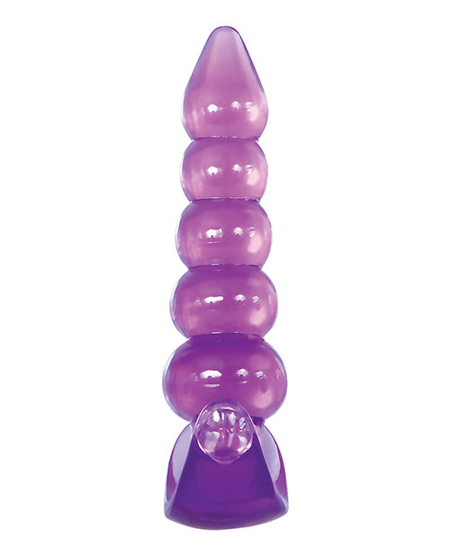 Adam & Eve Bumpy Delight Anal Plug - Purple