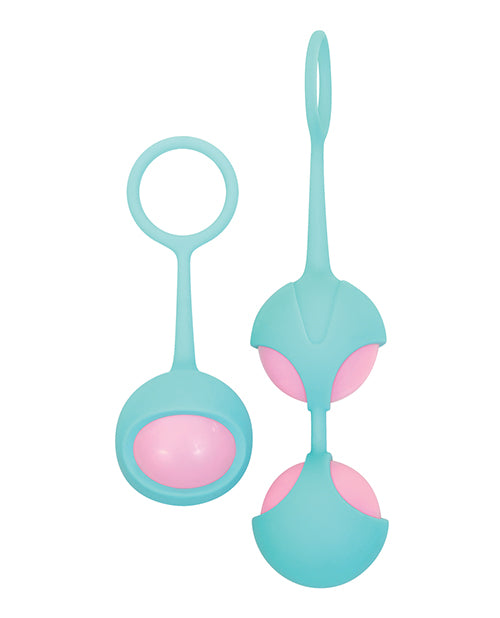 Adam & Eve Eve's Kegel Training Set - Pink/Teal