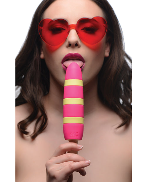 Cocksicle Fizzin 10x Silicone Rechargeable Vibrator - Magenta