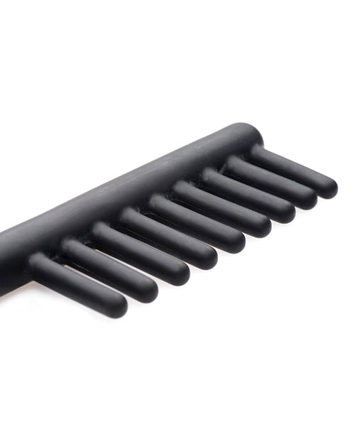 Extreme Twilight Comb Silicone E Stim Attachment - Black