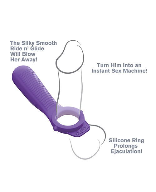 Fantasy C-Ringz Ride N' Glide Couples Ring - Purple