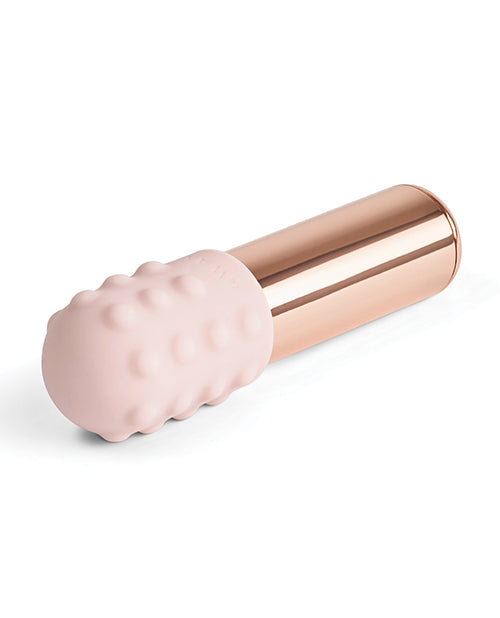 Le Wand Chrome Bullet Silicone Textured Ring - Rose Gold