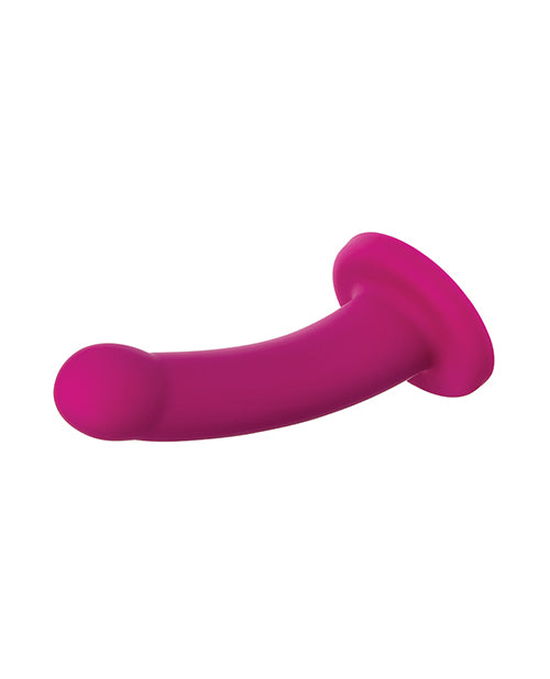 Nexus Solid Silicone 7" Dildo Galaxie - Plum