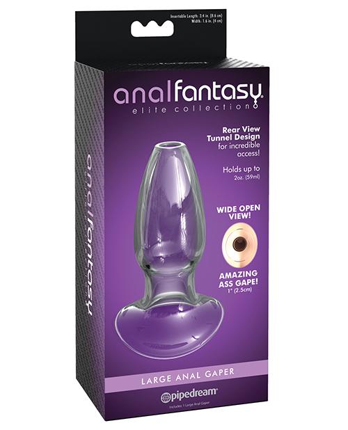 Anal Fantasy Elite Anal Glass Gaper - Clear