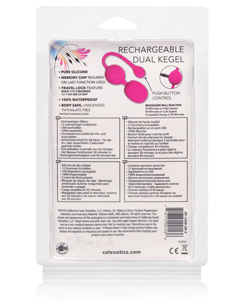 Rechargeable Dual Kegel - Pink